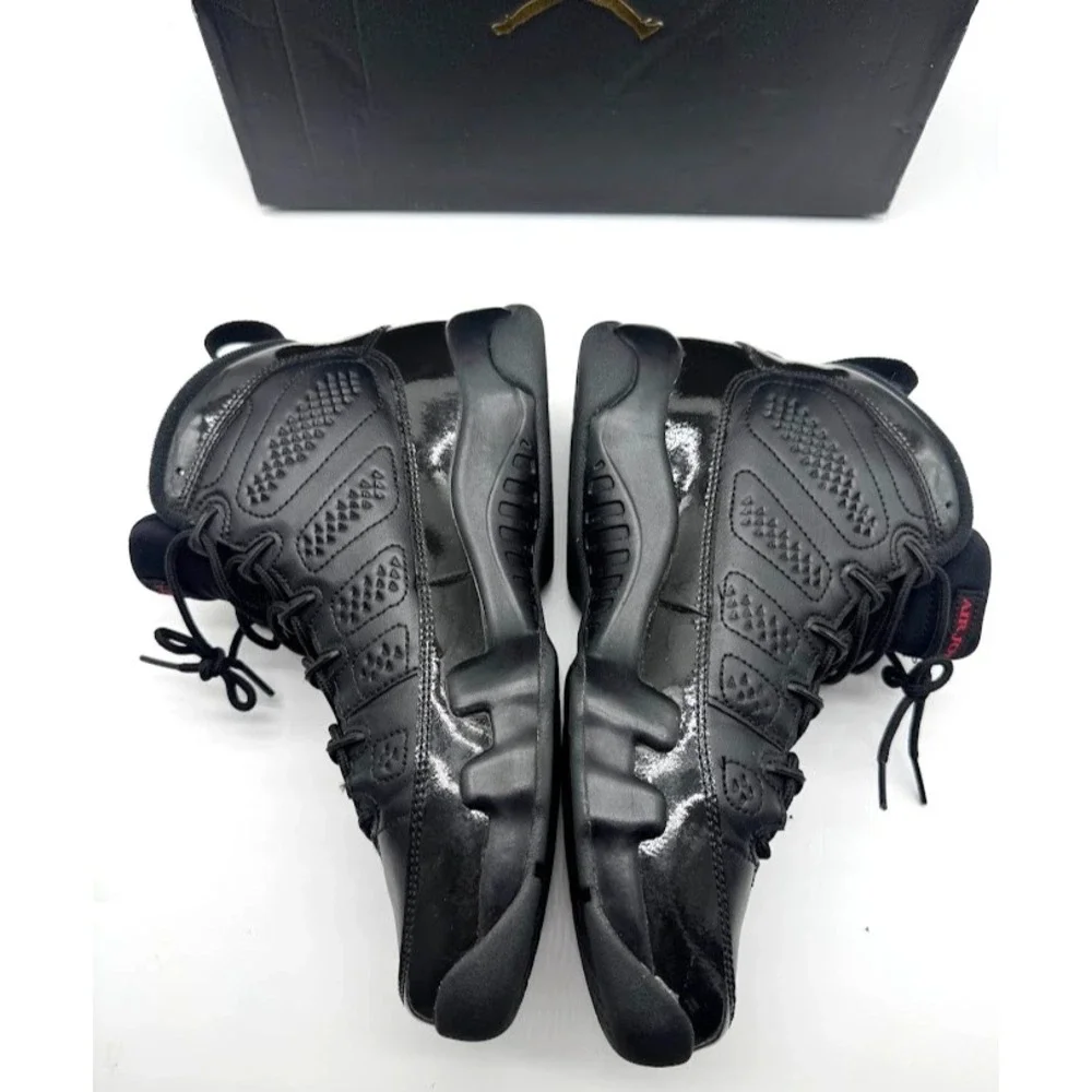 Nike Air Jordan 9 Retro BG Black Red 302359-014 Youth US 7Y EU 40 w/ Box